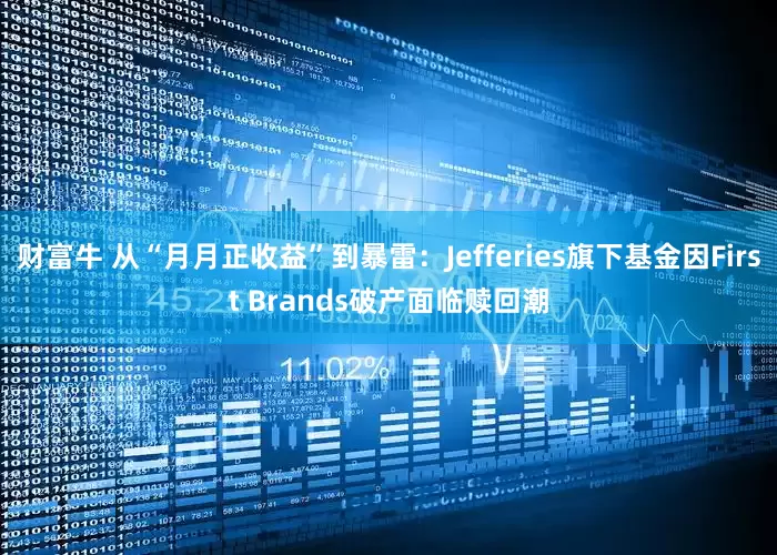 财富牛 从“月月正收益”到暴雷：Jefferies旗下基金因First Brands破产面临赎回潮