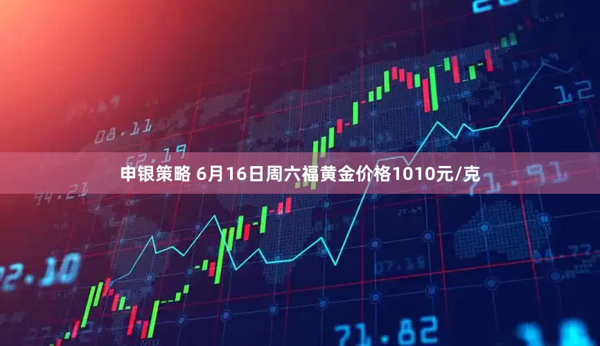 申银策略 6月16日周六福黄金价格1010元/克