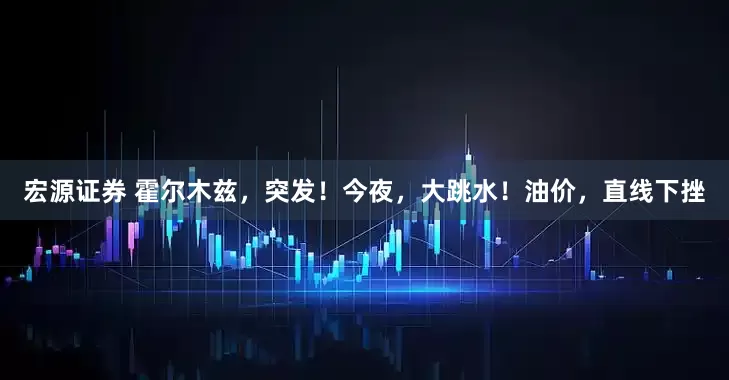 宏源证券 霍尔木兹，突发！今夜，大跳水！油价，直线下挫